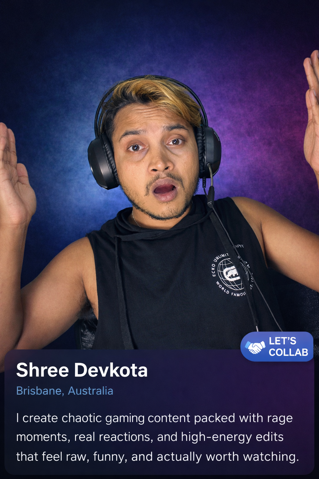 Shree Devkota, creator of Brainrot Gaming
